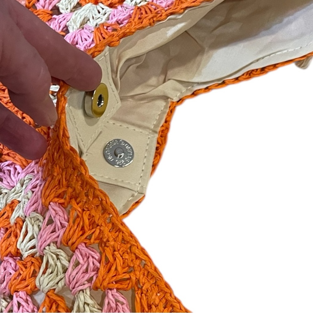 🆕 Artisanal - Shoulder Bags with Handwoven Geometric - Argyle Pattern - 2 color - Picture 9 of 12